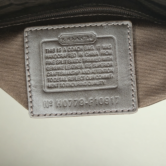 Coach Soho Buckle Suede Shoulder Bag F10917 - Picture 10 of 11